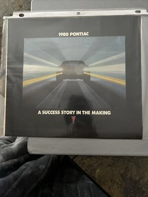 Folheto de vendas 1980 Pontiac Firebird Trans AM Bonneville Grand Prix Grand AM FL - Imagem 1 de 4