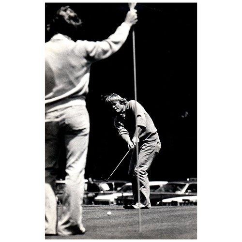1975 Original Press Photo Golf Mark Knutson Albert Lea MN High School