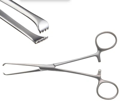 SPRINT Allis Tissue Forceps 5x6 Teeth 17cm Retracting Grasping and Lifting Tissues