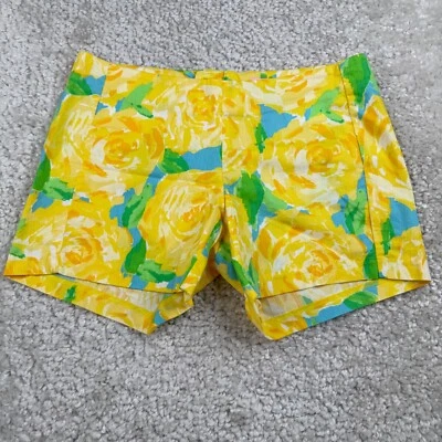 Pantalón Corto Lilly Pulitzer Deenie Floral Amarillo Sunglow Mujer 4 Foto 1 de 4