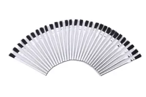 30 Pc Acid Shop Brush Disposable Horsehair Bristle Hobby Brushes Glue Paint Flux - Picture 1 of 5