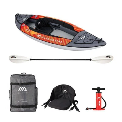 Aqua Marina Memba Kajak aufblasbares Kayak Single Double 1er 2er Schlauchboot - Bild 1 von 4