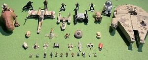1995 1996 1997 Star Wars Action Fleet, Applause & Kenner 38 Vehicle & Figure Lot