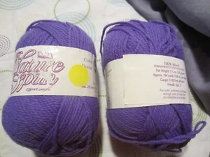 2-SKEINS/NATURE SPUN/PURPLE SPLENDOR/100% WOOL-YARN - Bild 1 von 7