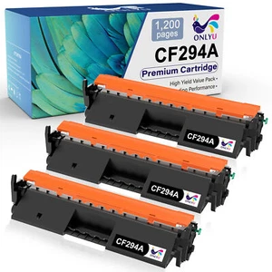3 Stück schwarze CF294A 94A Tonerkassette mit hoher Reichweite für HP Laserjet Pro M148 M118dw - Bild 1 von 5