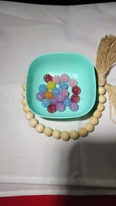 18mm Random Mix Iridescent Chunky 20pc Ab Jewelry making Craft Supply #S1 - Picture 1 of 4
