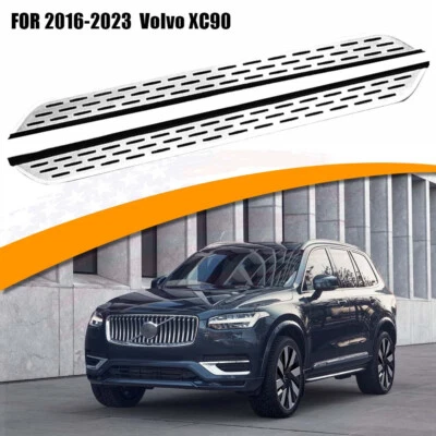 2PCS FITS for Volvo XC90 2016-2023 Fixed Side Step Pedal Running Board Nerf Bar - Image 1 of 4