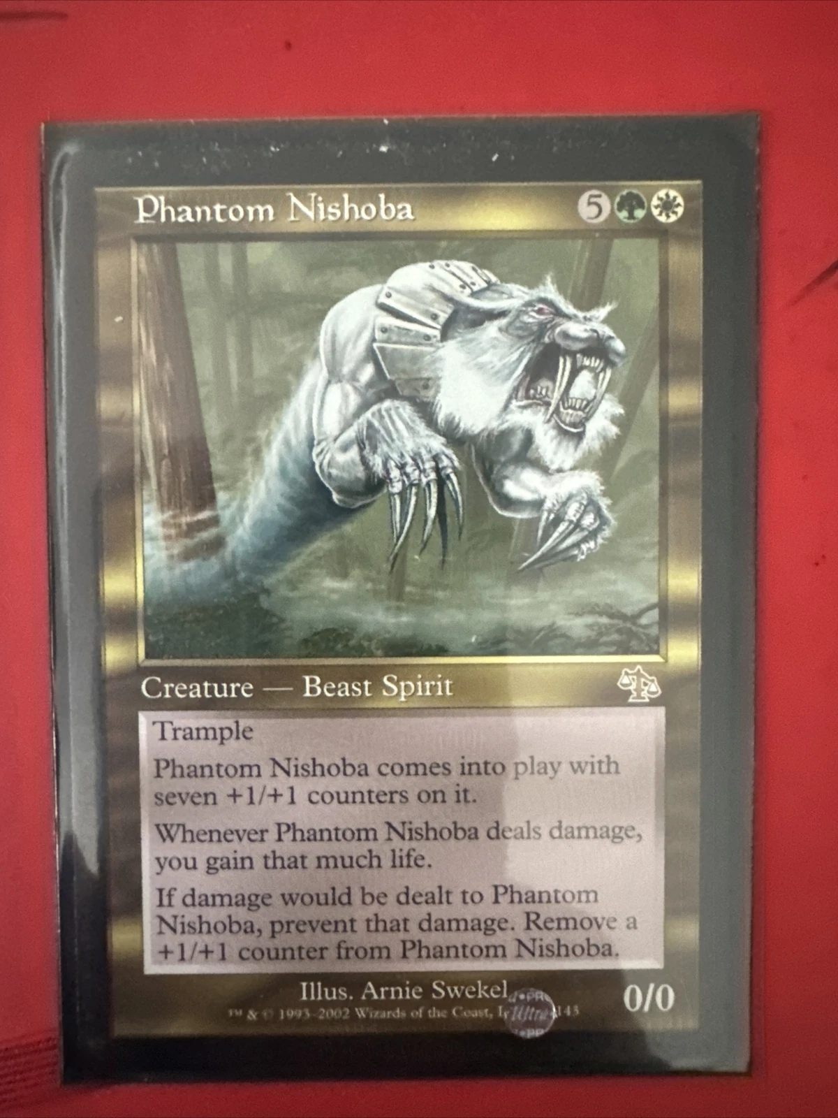 Phantom Nishoba LP Judgment ENGLISH 140/143 mtg magic the gathering