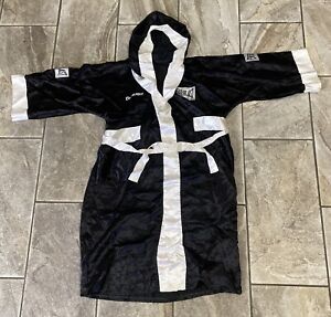 Everlast Coors Light Boxing Hooded Robe Black/White Full Length Size XL