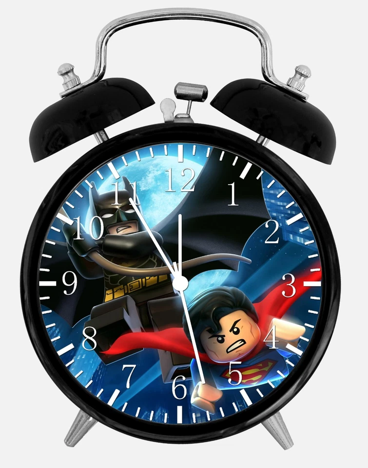 Lego Superman Batman Reloj Despertador Escritorio 3.75" Decoración Hogar u Oficina W371 Bonito Regalo Foto 1 de 1