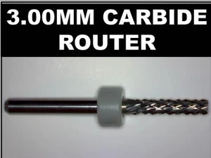 Enrutador de carburo de tungsteno de 3,00 mm - Fresadora de extremo CNC Hobby Modelos R143 - Imagen 1 de 1