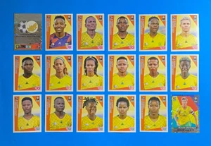 Panini WM Frauen 2023 AU-NZ Team SÜDAFRIKA komplett 18 Sticker - Bild 1 von 1
