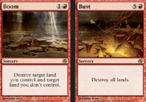 4x MTG Boom // Bust, Light Play, English Planar Chaos - Image 1 of 1