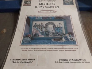 Counted Cross Stitch Linda Myers Patten Quilts in My Garden 1999 - Picture 1 of 2