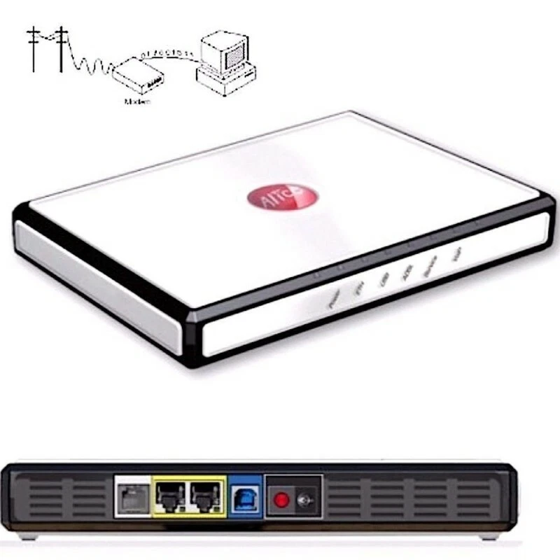 MODEM ROUTER ALICE GATE 2 PLUS TIM TELECOM ADSL2+ USB ETHERNET 20 MEGA NUOVO - Immagine 1 di 2
