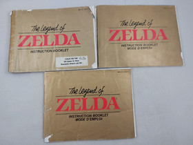 The Legend of Zelda (Nintendo NES) Instruction Manual ONLY - pick one