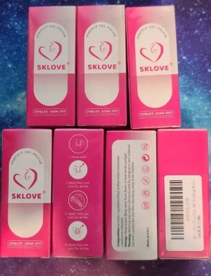Sklove Perfect Gel Polish UV&LED Soak-Off Nude Color New In Box - Lot Of 7 - Изображение 1 из 4