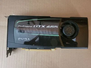 EVGA NVIDIA GEFORCE GTX 465 1GB GDDR5 GRAPHICS CARD MINI HDMI F6-2(3) - Picture 1 of 6