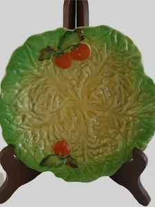 ENGLAND CARLTON WARE LETTUCE TOMATOES SALAD DISH PLATE - Picture 1 of 9