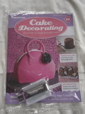 DeAGOSTINI CAKE DECORATING MAGAZINE SCALLOP EDGE CRIMPER HANDBAG No 12 NEW