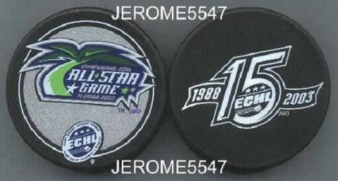 ECHL ALL STAR GAME 2003 FLORIDA EVERBLADES PUCK - #3L Cover
