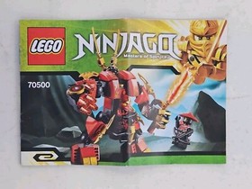 Lego Ninjago Manual For Set 70500 Kai&rsquo;s Fire Mech NO BRICKS