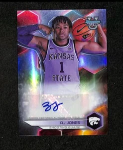 RJ Jones 040/125 2024 Bowman's Best U Best of 2023 Auto Kansas State #B23-RJJ - Picture 1 of 2