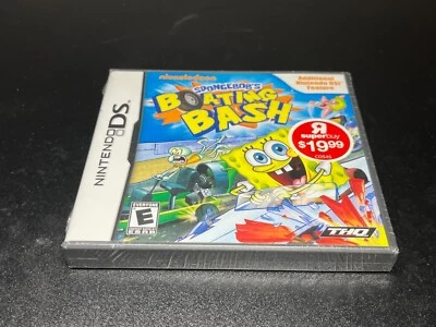 SPONGEBOB BOATING BASH NINTENDO  DS 🔥Fast Shipping🔥New Sealed ~ - Image 1 of 3