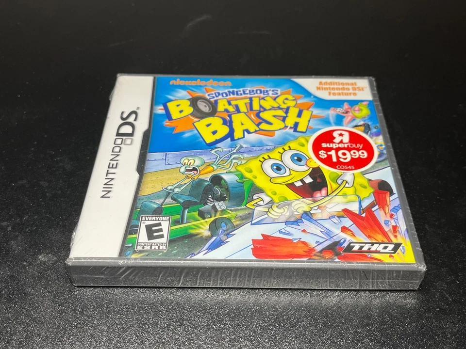 SPONGEBOB BOATING BASH NINTENDO  DS 🔥Fast Shipping🔥New Sealed ~ - Image 1 of 3