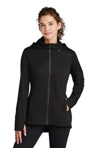 Sport-Tek LST980 Ladies Polyester Sporty Raglan Sleeve Hoodie Soft Shell Jacket - Picture 1 of 5