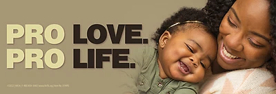 HERITAGE HOUSE '76 Pro Love. Pro Life Pro-Life Bumper Sticker