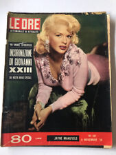 Le Ore Nov 8 1958  Jayne Mansfield   Italian magazine