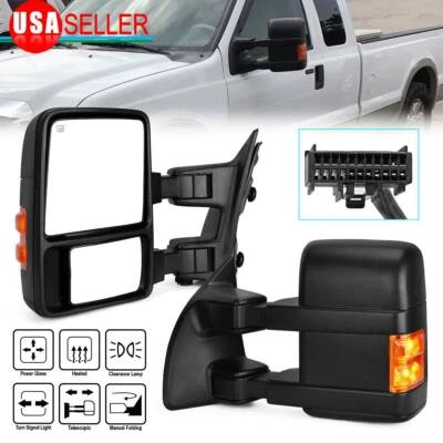 Espejo retrovisor eléctrico térmico del lado del conductor para Ford F250 F350 F450 Super Duty 2008-2016 Foto 1 de 4