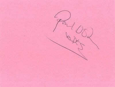 PAUL USHER - BROOKSIDE / EASTENDERS / THE BILL - ORIGINAL AUTOGRAPH - Image 1 of 3