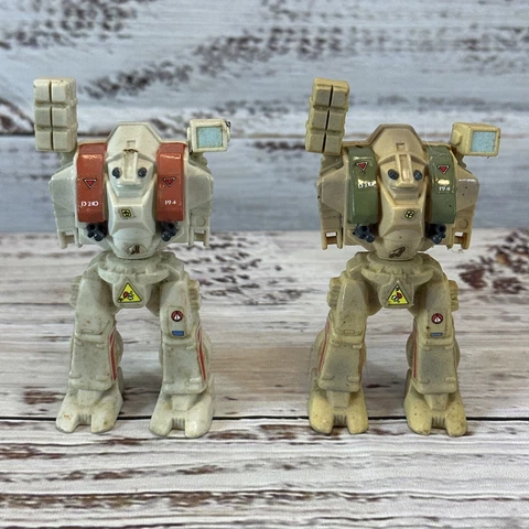 (2) Robotech Excaliber MK VI Tomahawk 1/144 Die-Cast Matchbox 1985 INCOMPLETE Cover