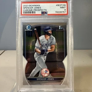 2023 Bowman - Chrome Prospects Spencer Jones #BCP-139 (RC) - Afbeelding 1 van 3