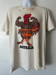 Vintage 90s Funny Fitness Excuse Gym Workout T-Shirt Single Stitch Size XL USA - Picture 1 of 12