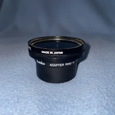 Anillo adaptador Kenko Sunpak 55 mm C.P.L 41 - 43 - 55 lente ancha Olympus Japón óptica Foto 1 de 4