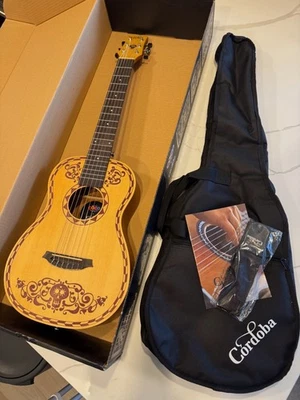 Disney PIXAR COCO edition Cordoba Mini Spruce Acoustic Guitar + Gig Bag, strap - Image 1 of 4