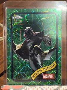 2025 Topps Chrome Marvel #98 Moon Knight Hulk Green Lazer Refractor /99 - Picture 1 of 2