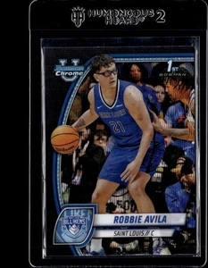2024-25 Bowman University Chrome Black Wave Refractor #61 Robbie Avila - Picture 1 of 2