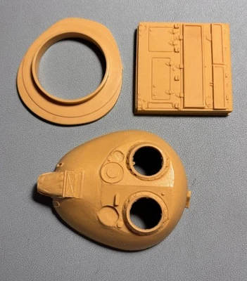 MAC MINIATURE ARMOUR CONVERSION 35TT001 - T54 TURRET DETAIL SET - 1/35 RESIN KIT - Immagine 1 di 2