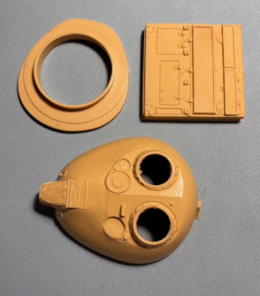 MAC MINIATURE ARMOUR CONVERSION 35TT001 - T54 TURRET DETAIL SET - 1/35 RESIN KIT - Immagine 1 di 2