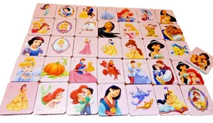 2004 LN Disney PRINCESSES Princess Complete Memory Card Game Matching (NO BOX) - Picture 1 of 2