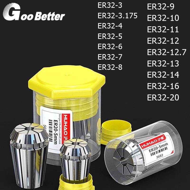 ER32 Spring Collet For CNC Milling Lathe Machine Holder Spring Collet 3mm-20mm - Image 1 of 4