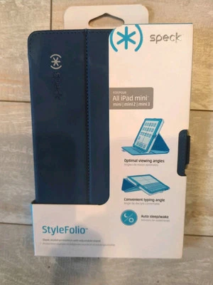 📀 Speck StyleFolio Case Cover For iPad Mini / Mini 2/3 - Blue [A43] - Image 1 of 2