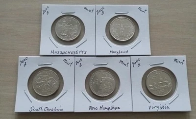US mint 2000d State Quarters set (16P16-20) 5 Quarters from US mint - Image 1 of 4