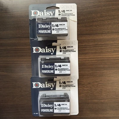 Munição estilingue de aço Daisy 3/8 polegadas PowerLine 3 pacotes × 70 contagem = 210 - Imagem 1 de 2