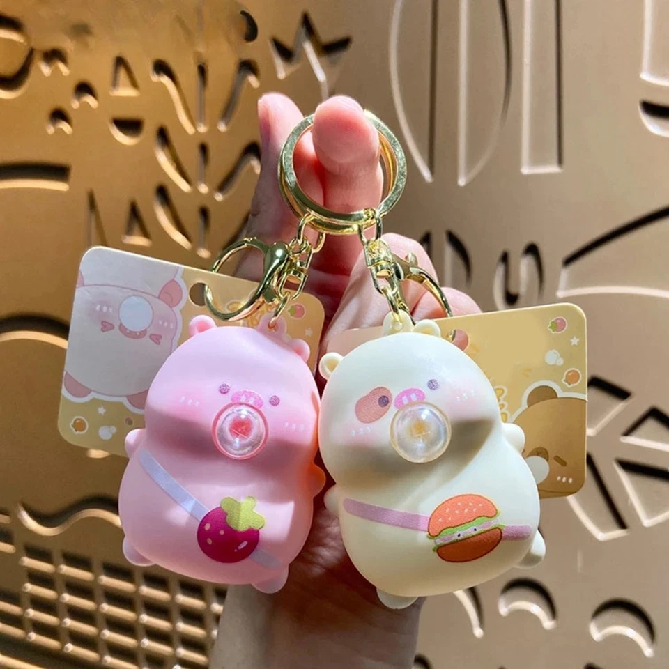 Fun and Cute Cartoon Bubble Keychain for Students A Great Accessory for Any Bag - Image 1 of 4