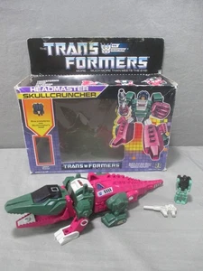Transformers G1 Headmaster Skullcruncher Completo con Caja 1987 De Colección - Imagen 1 de 17